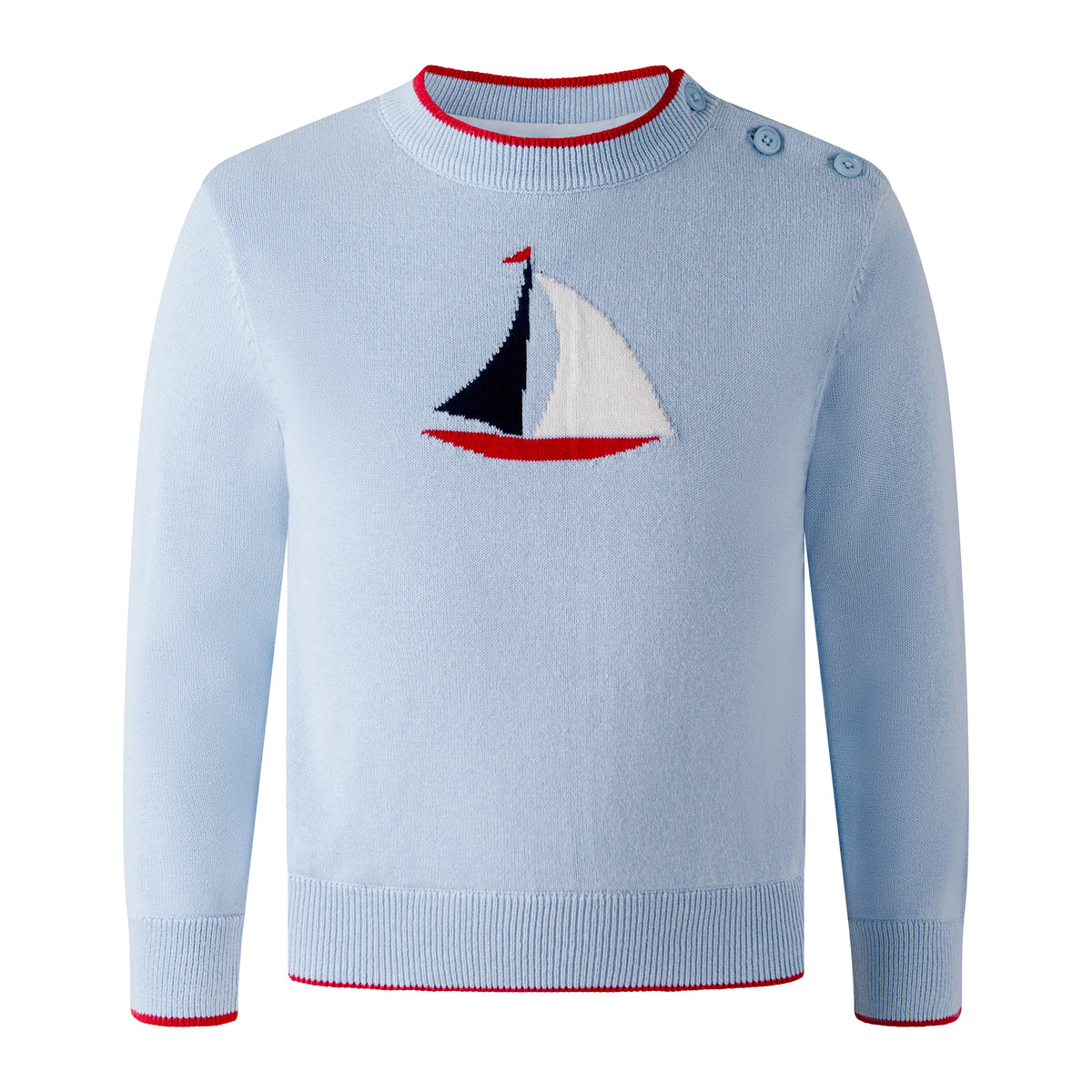 Sailboat Intarsia Sweater Rachel Riley US
