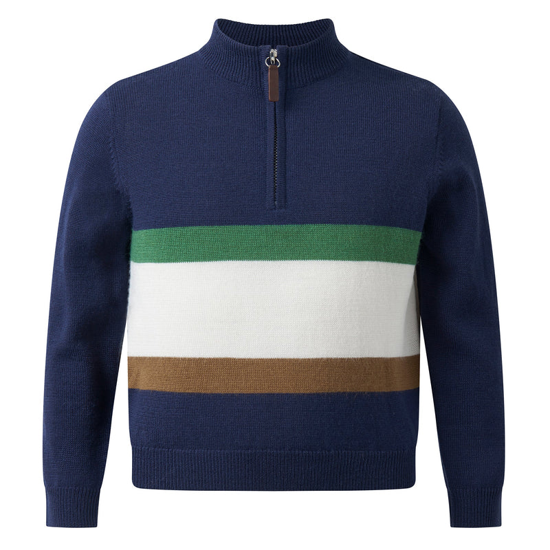 Stripe Half-zip Sweater Rachel Riley US