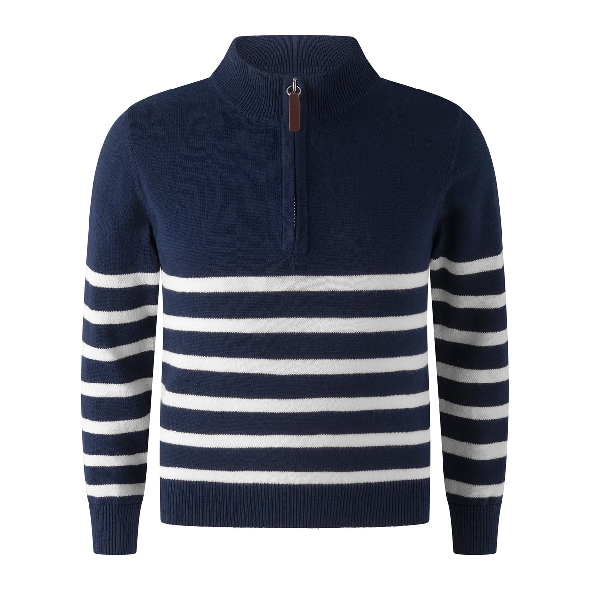 Breton Half-zip Sweater Rachel Riley US