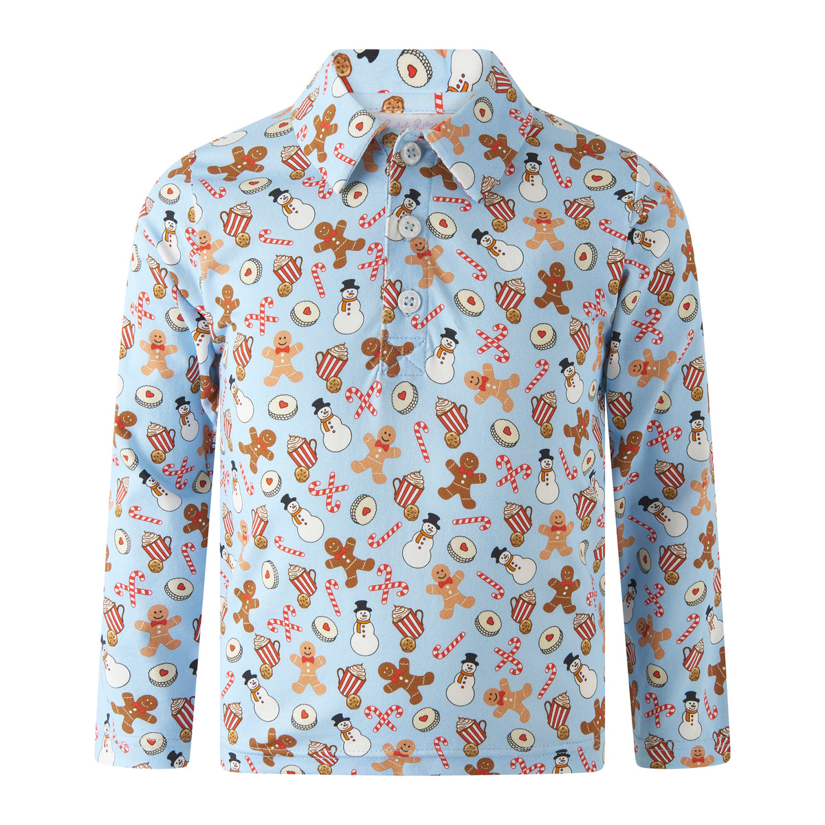 Gingerbread Jersey Polo