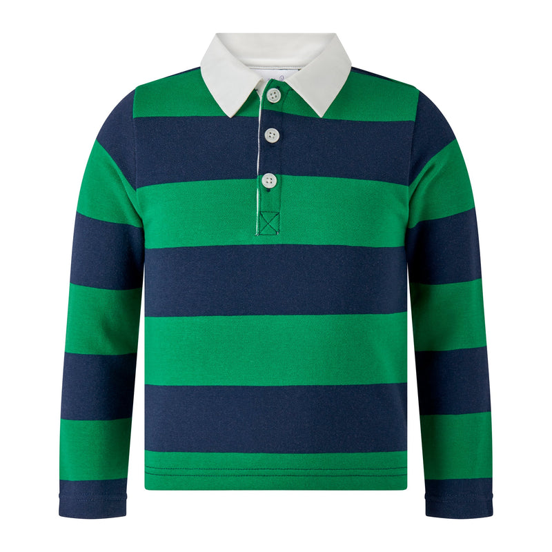 Green Striped Rugby Shirt Rachel Riley US