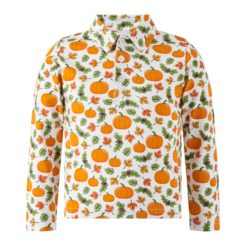 Pumpkin Polo Shirt Rachel Riley US