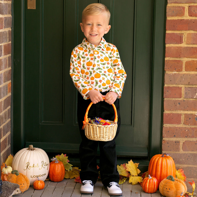 Pumpkin Polo Shirt Rachel Riley US