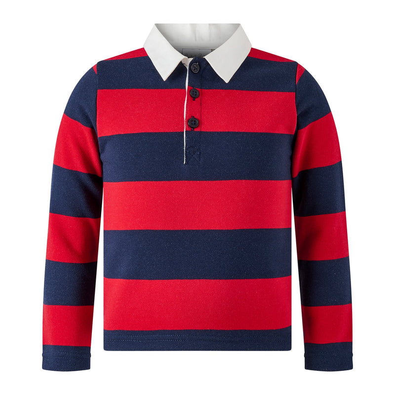 Red Striped Rugby  Shirt Rachel Riley US