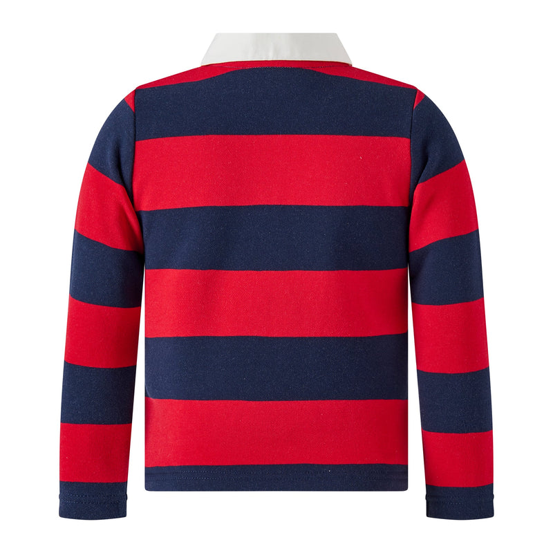 Red Striped Rugby  Shirt Rachel Riley US