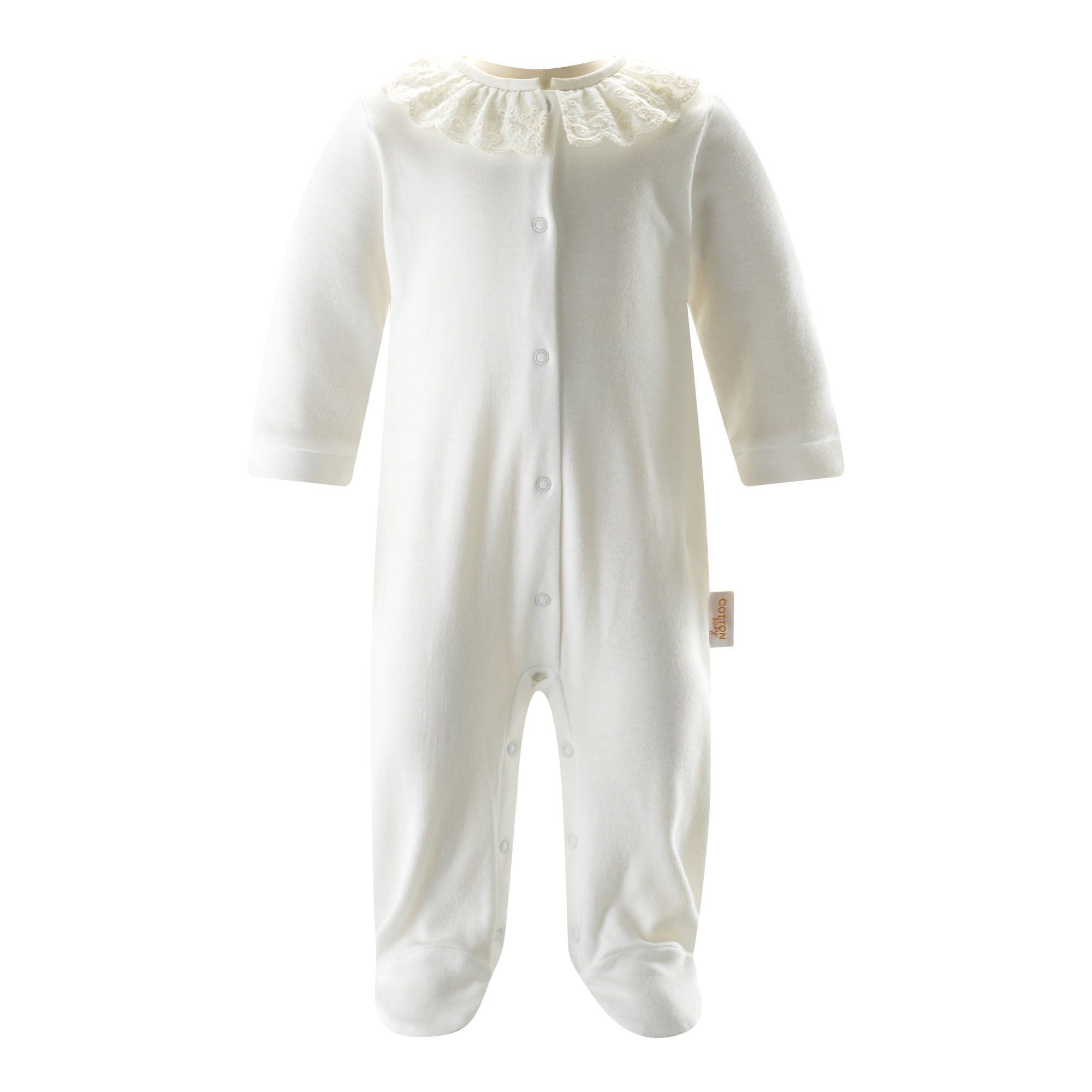 Broderie Collar Babygro