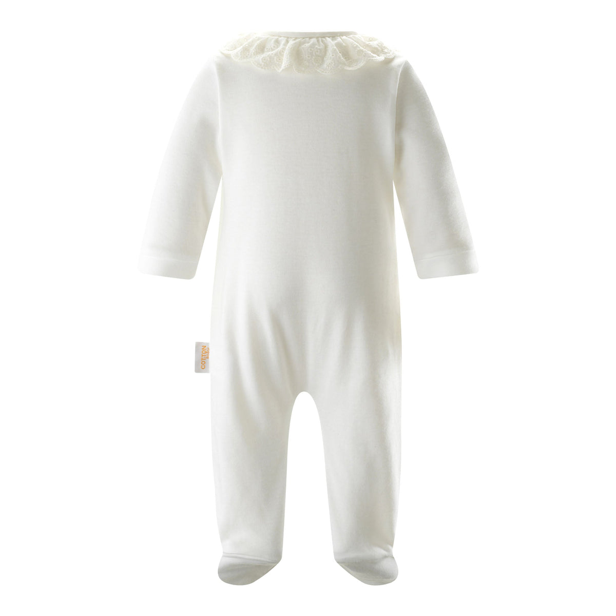 Broderie Collar Babygro Rachel Riley US