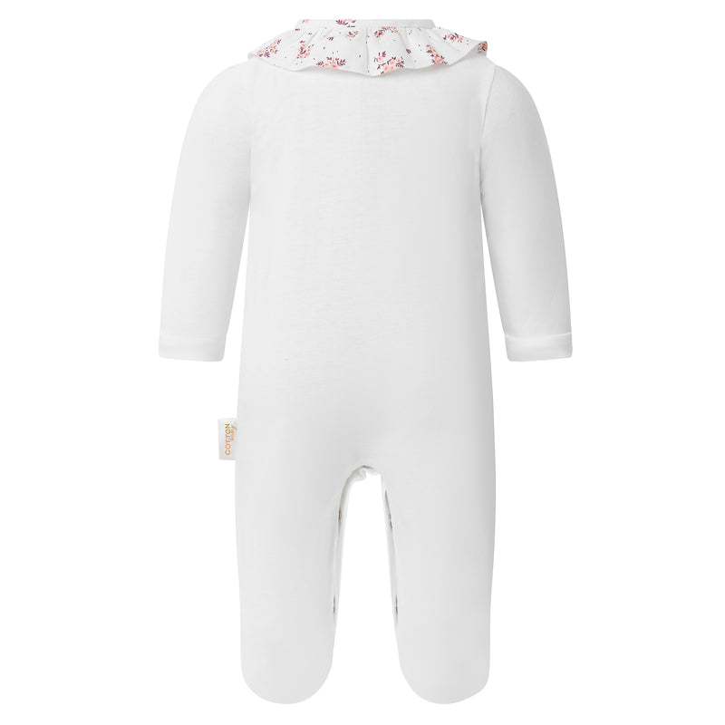 Floral Collar Babygro