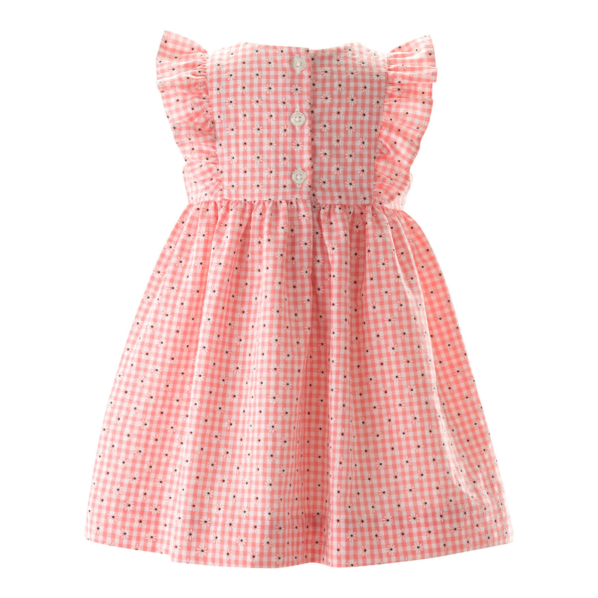 Gingham Daisy Dress and Hat Rachel Riley US