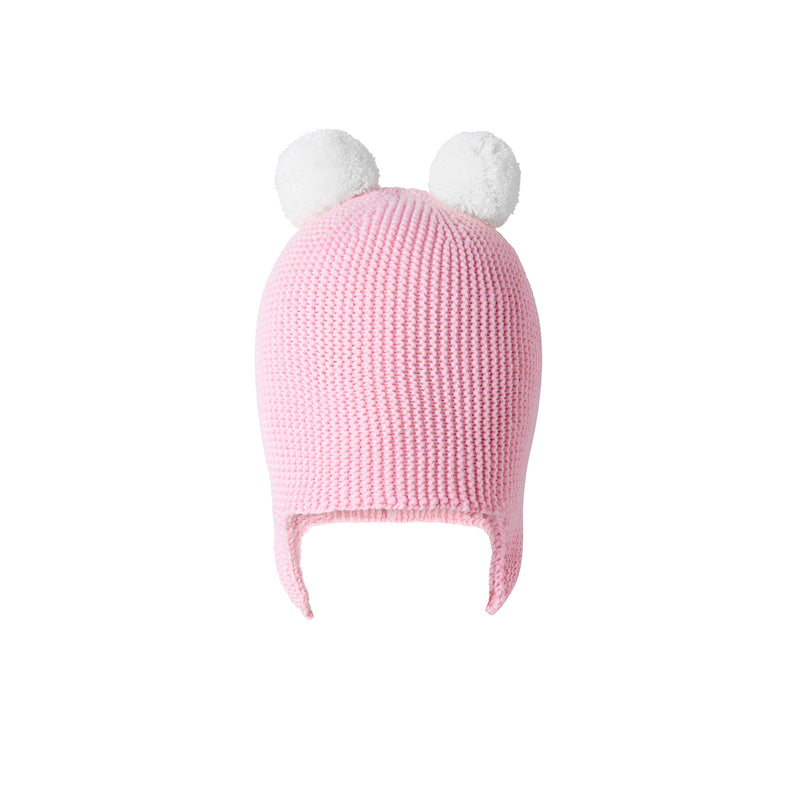 Pink Pom Pom Hat