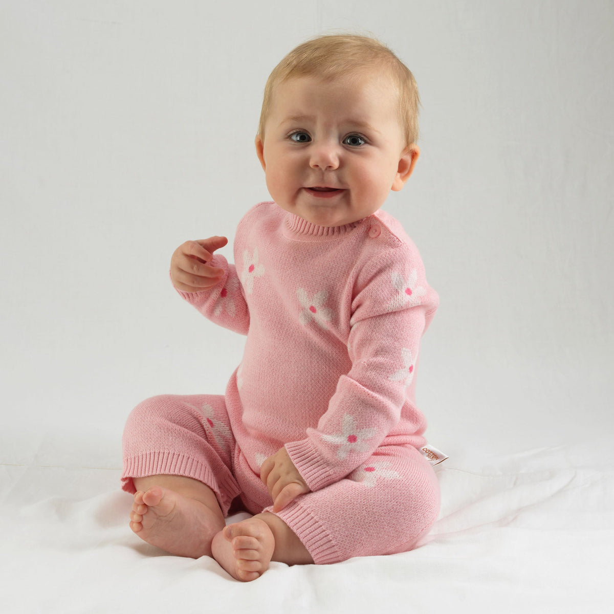 Daisy Knit Playsuit Rachel Riley US