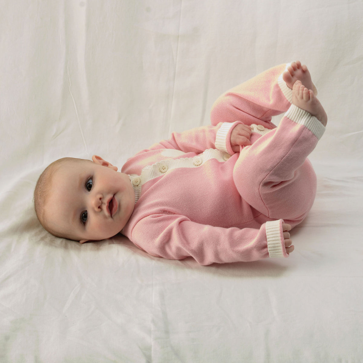 Heart Knit Playsuit Rachel Riley US