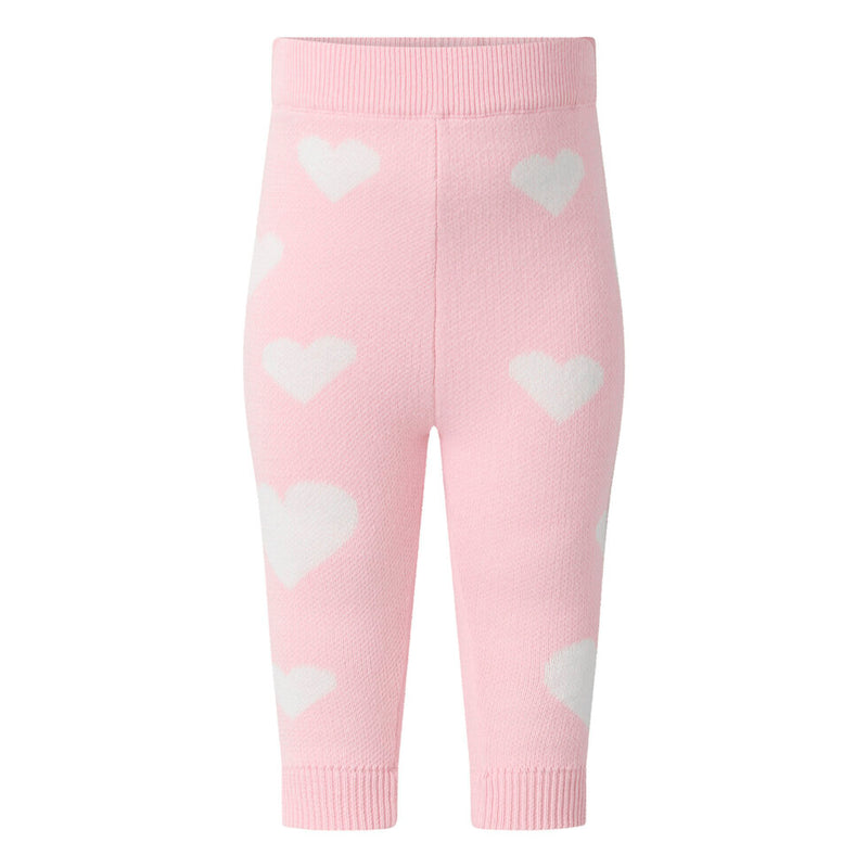 Heart Knit Cardigan & Leggings Set