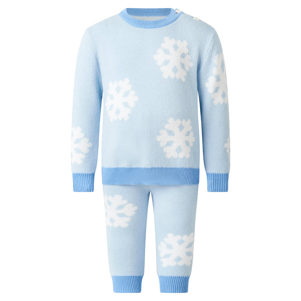 Snowflake Knit Sweater and Leggings Set
