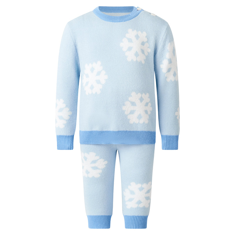 Snowflake Knit Sweater and Leggings Set