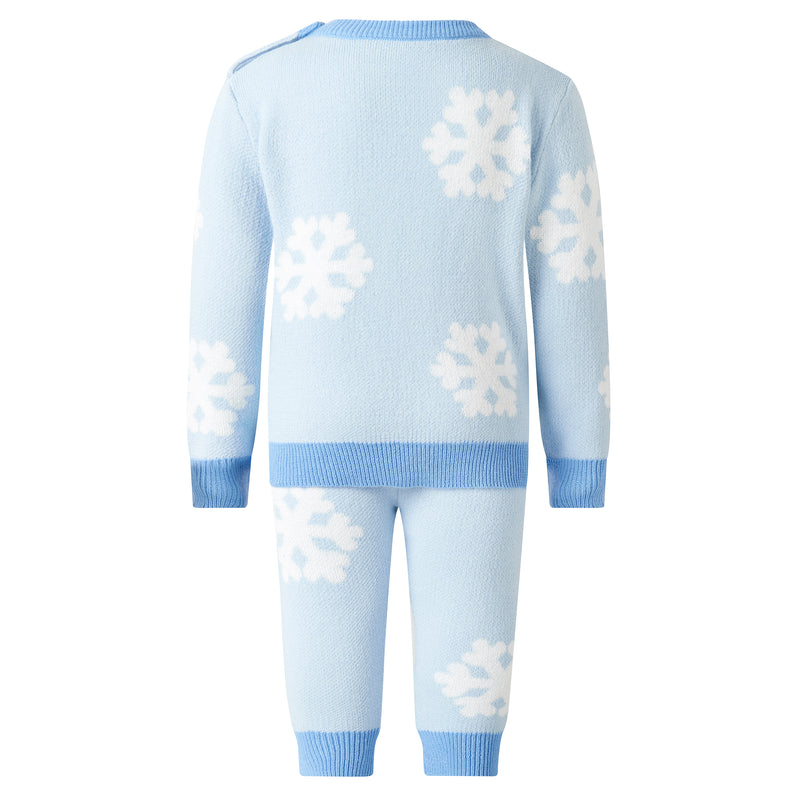 Snowflake Knit Sweater and Leggings Set