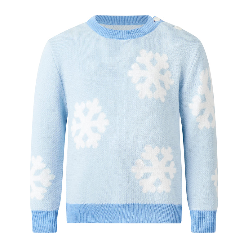 Snowflake Knit Sweater and Leggings Set