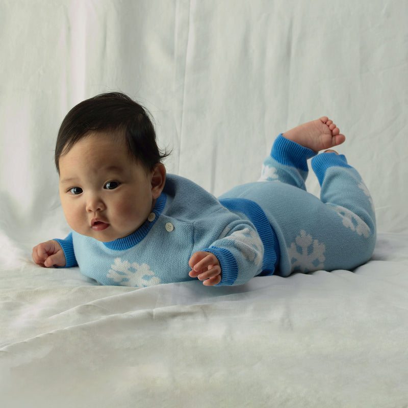 Snowflake Knit Sweater and Leggings Set