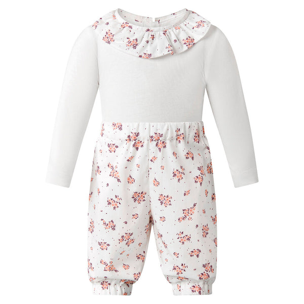 Floral Collar Body and Trousers Set Rachel Riley US