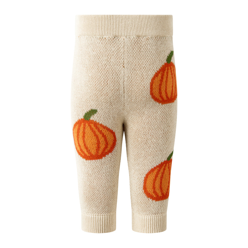 Pumpkin Knit Sweater and Leggings Set