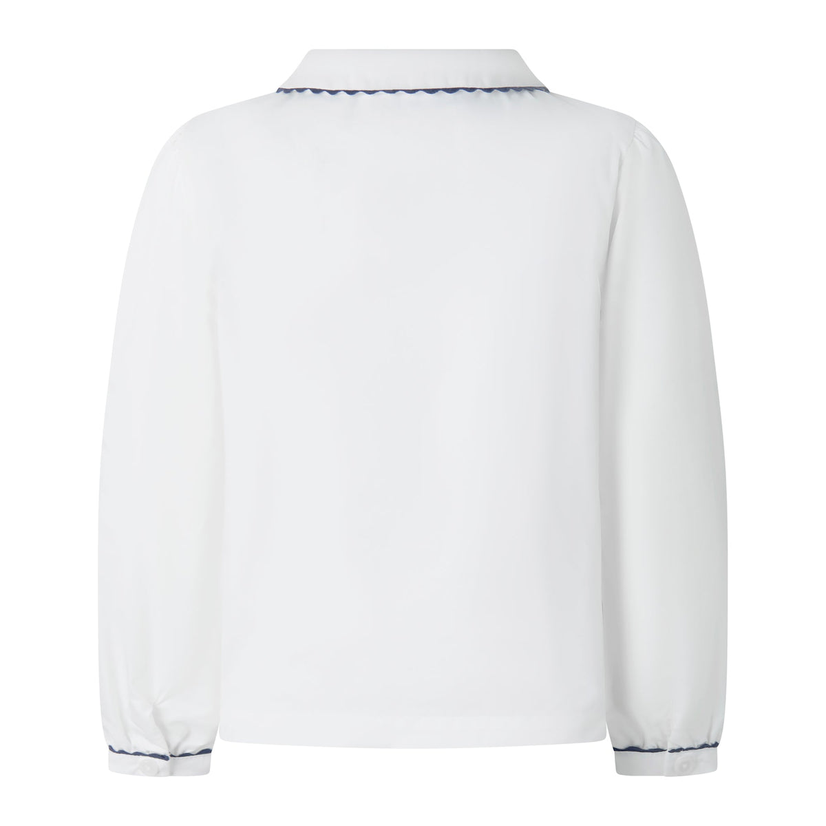 Navy  Ric Rac Blouse