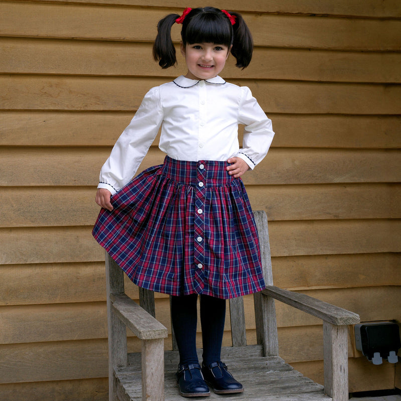 Navy  Ric Rac Blouse