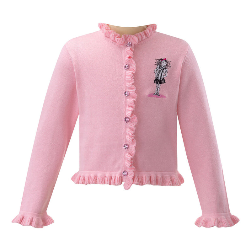 Eloise Pink Embroidered Cardigan Rachel Riley US