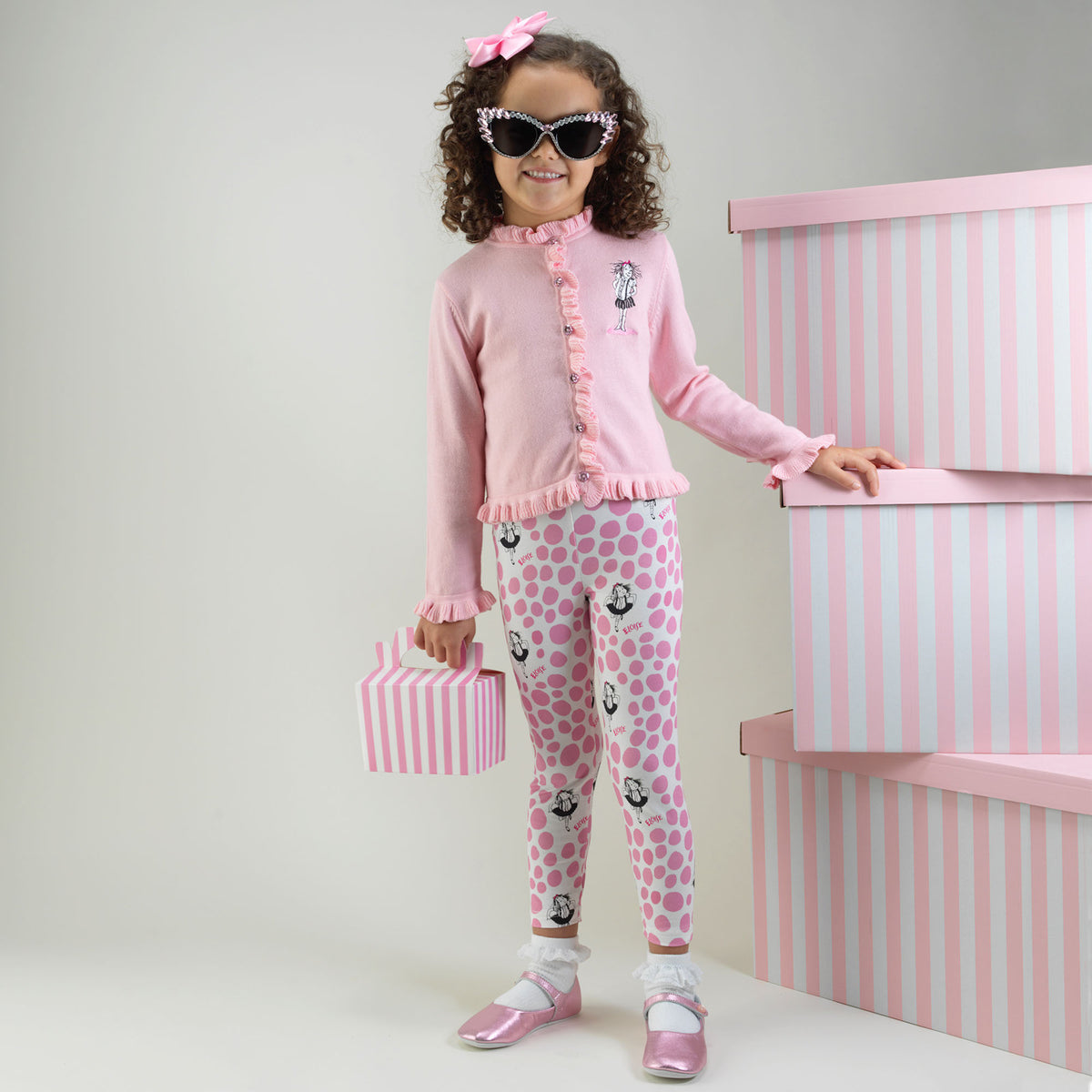 Eloise Pink Embroidered Cardigan Rachel Riley US