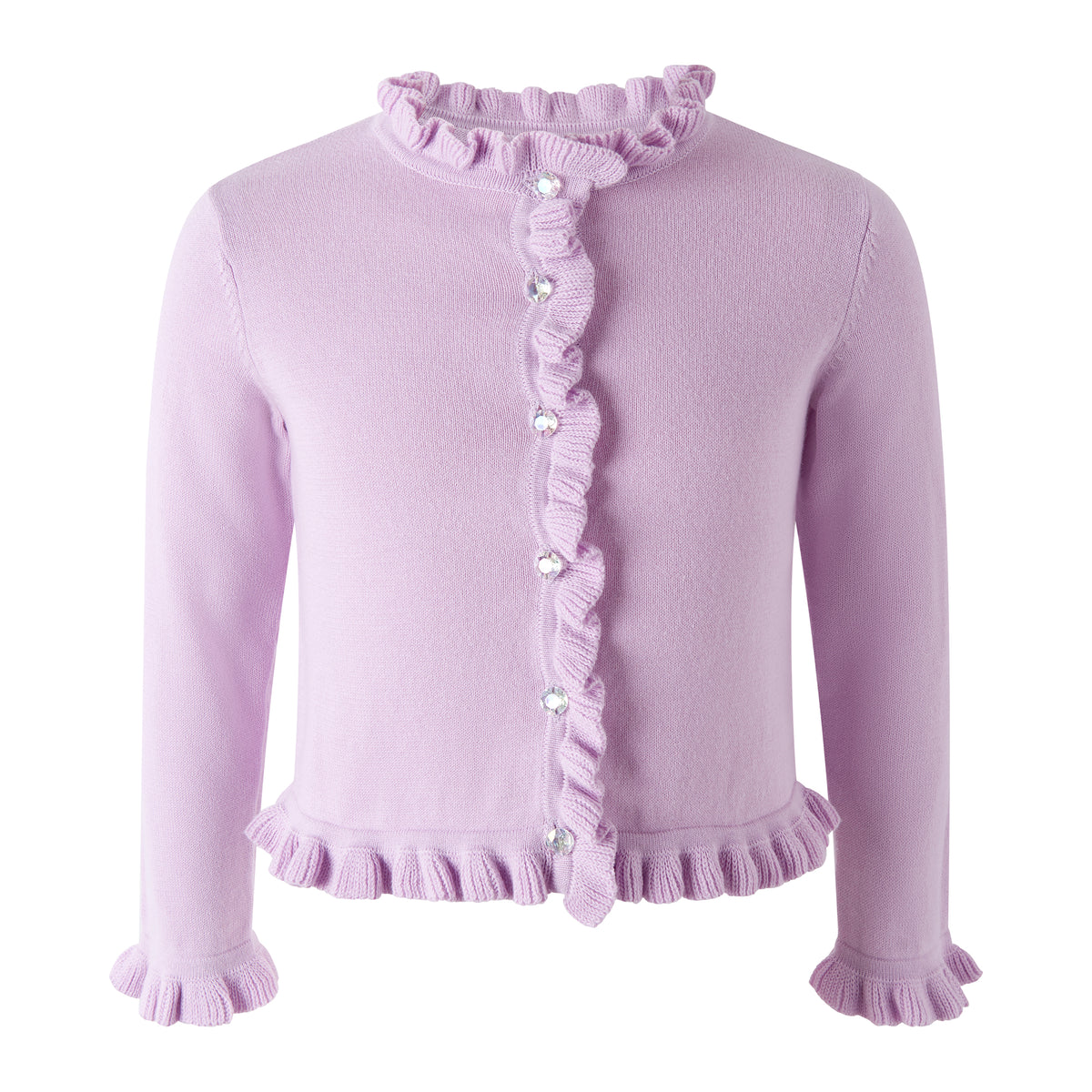 Purple Frill Cardigan