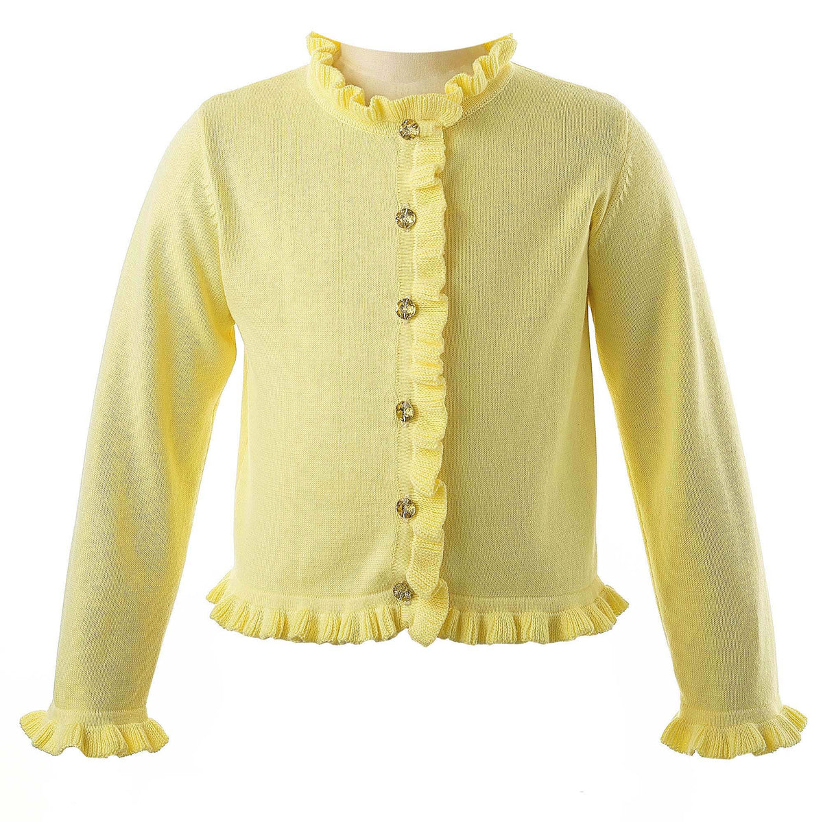 Yellow Frill Cardigan Rachel Riley US