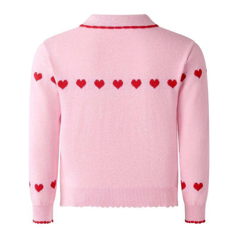 Heart Intarsia Cardigan – Rachel Riley US