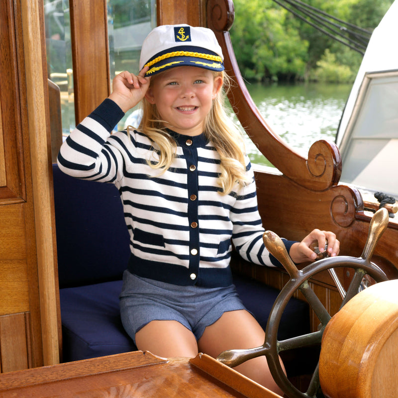 Breton Stripe Cardigan – Rachel Riley US