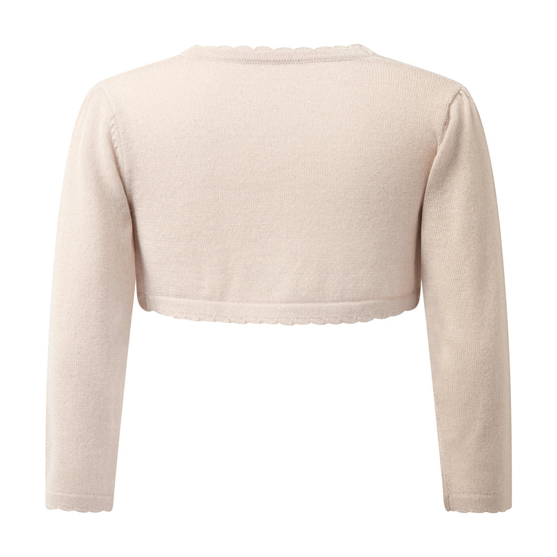 Gold Sparkle Scalloped Bolero Rachel Riley US