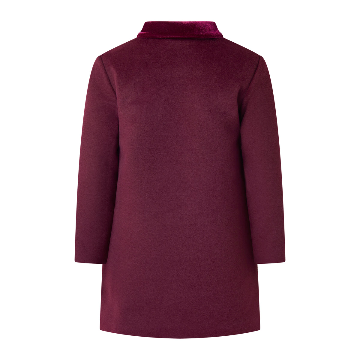 Burgundy Dress Coat