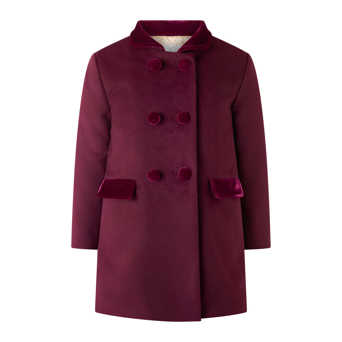 Burgundy Dress Coat