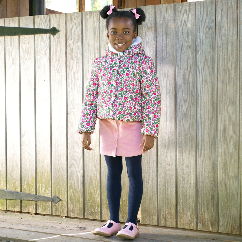 Floral Hooded Puffer Jacket Rachel Riley US