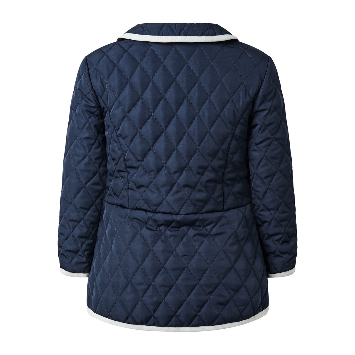 Two-tone Quilted Jacket, Navy Rachel Riley US