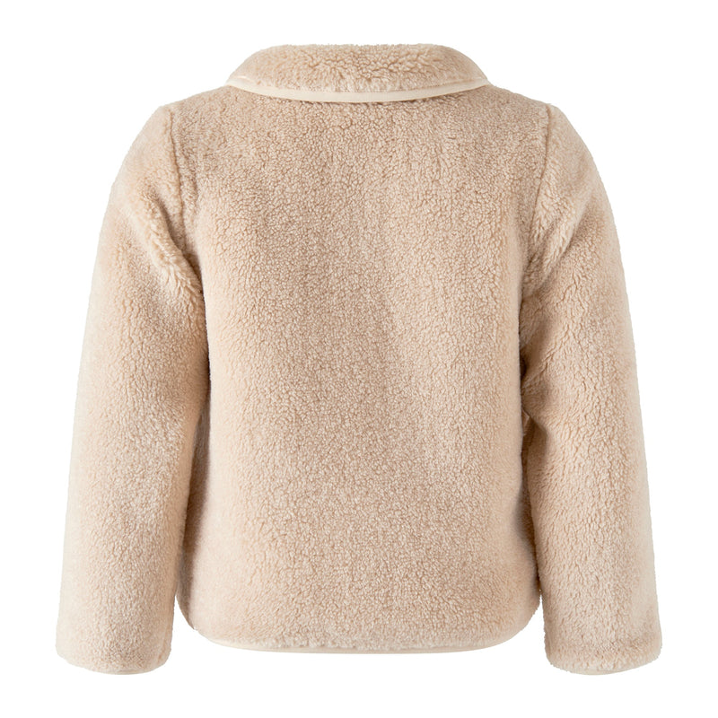 Cream Shearling Jacket Rachel Riley US