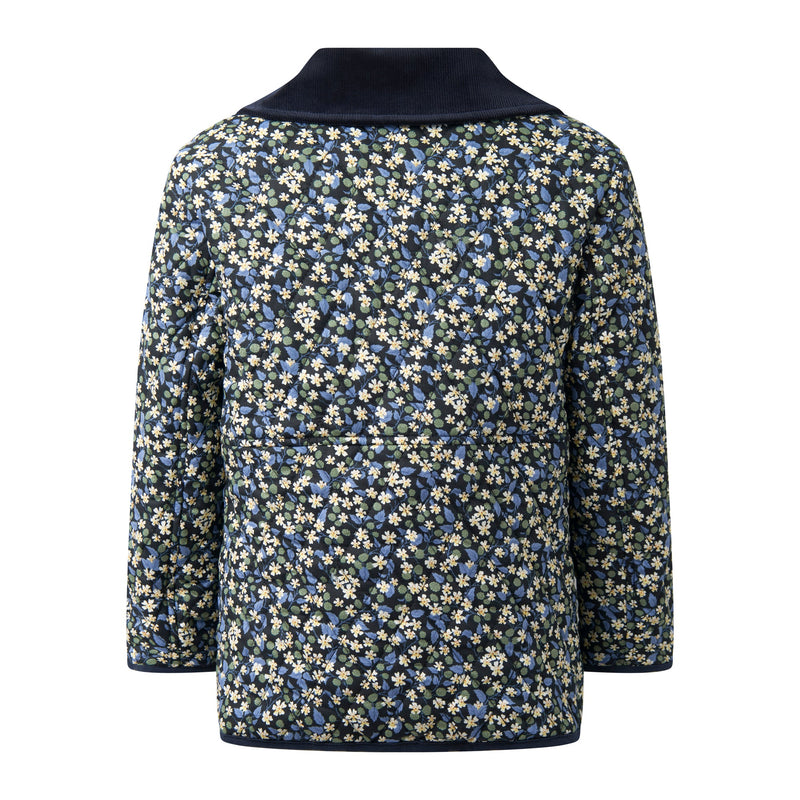 Berry Floral Quilted Jacket Rachel Riley US