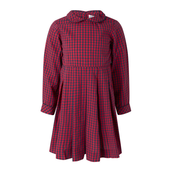 Check Lumberjack Pleated Dress Rachel Riley US
