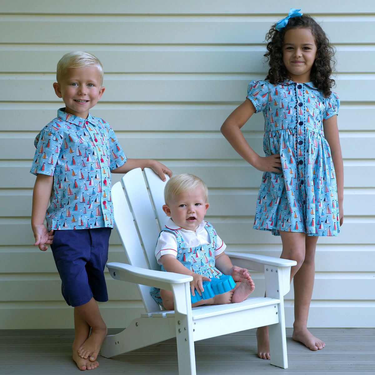 Sailboat Bubble and Shirt Set Rachel Riley US