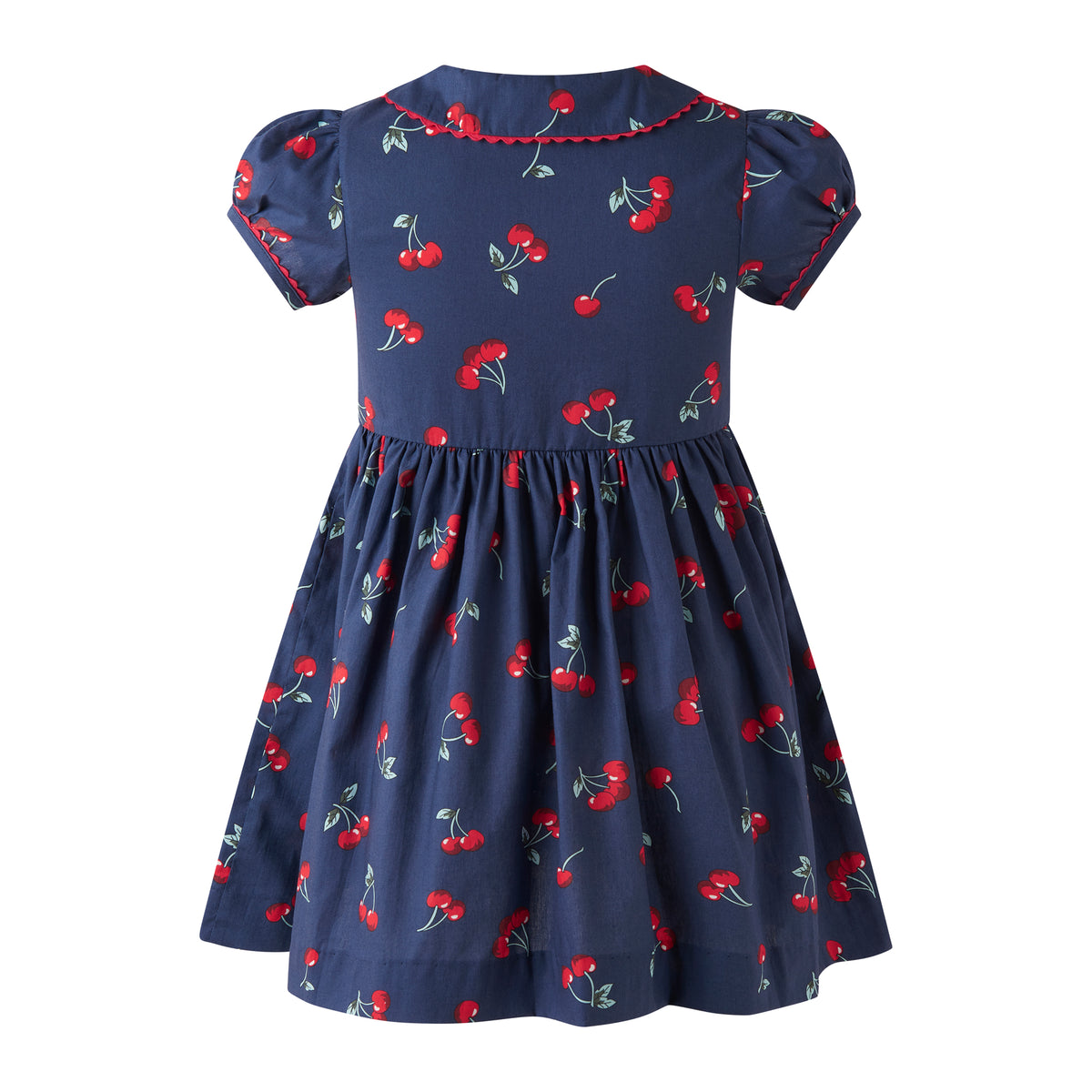 Cherry Button-Front Dress Rachel Riley US