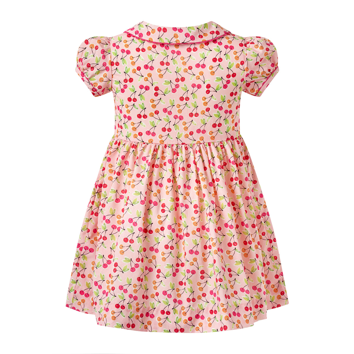 Cherry Button-front Dress Rachel Riley US