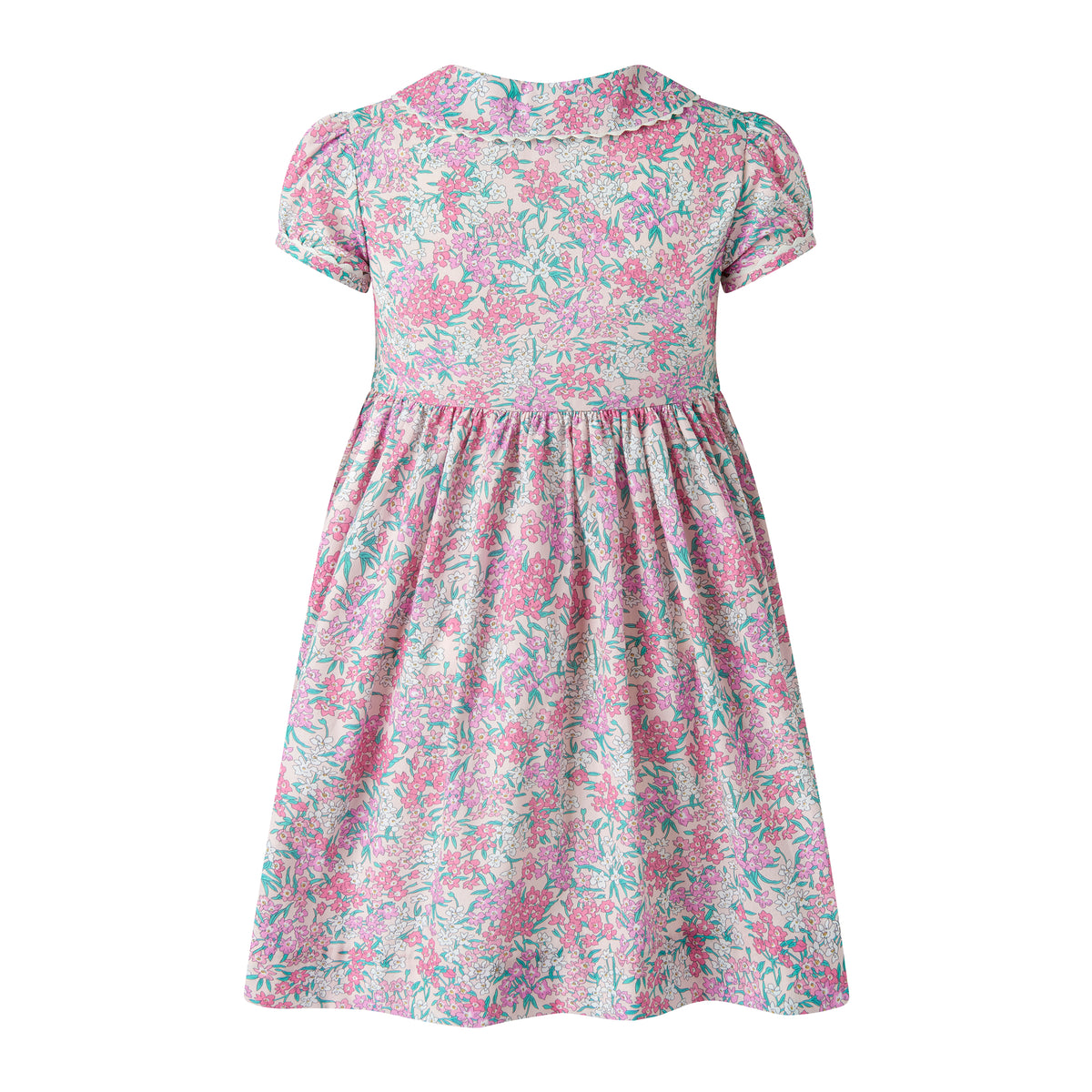 Pink Floral Button-Front Dress Rachel Riley US