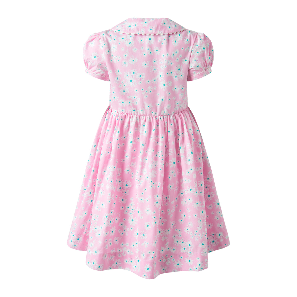 Pink Daisy Button-Front Dress Rachel Riley US