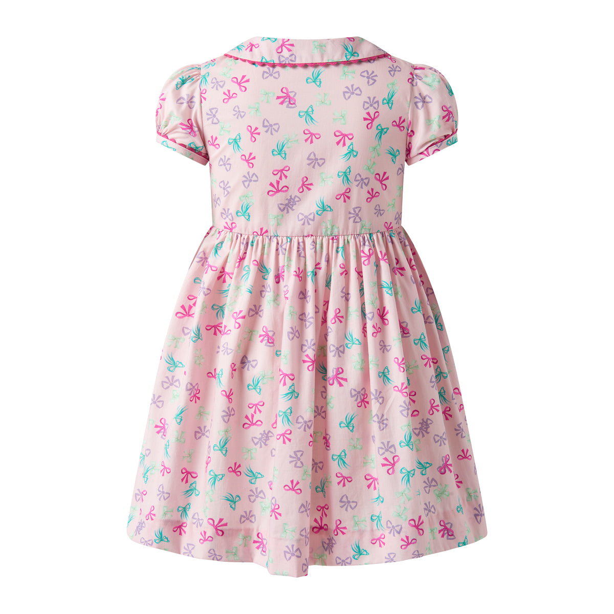 Bow Button-Front Dress Rachel Riley US