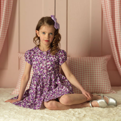 Violet Button-Front Dress Rachel Riley US