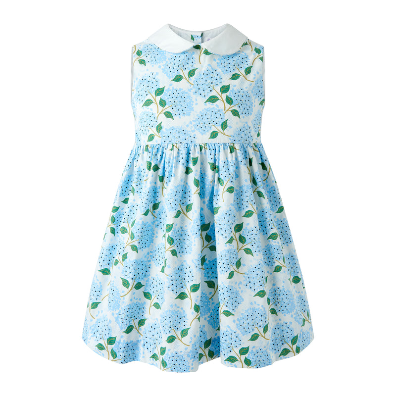 Hydrangea Peter Pan Collar Dress Rachel Riley US Hydrangea Peter Pan Collar Dress Rachel Riley US