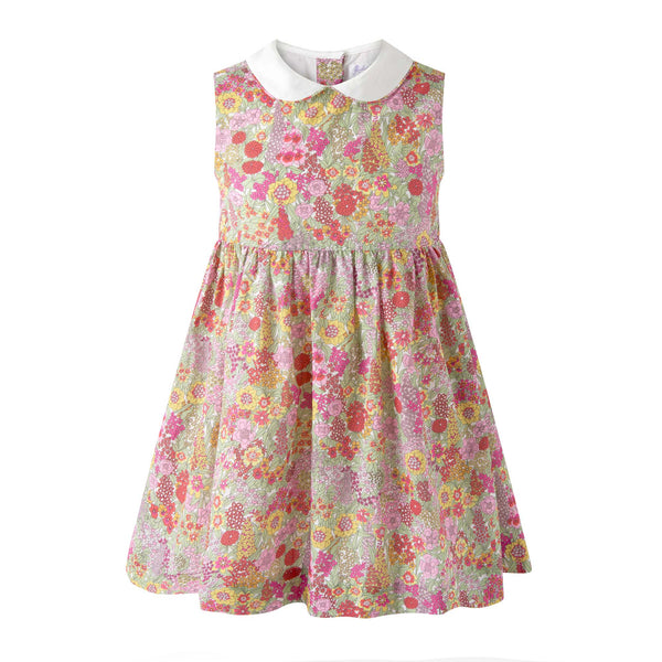 Summer Bloom Peter Pan Collar Dress Rachel Riley US