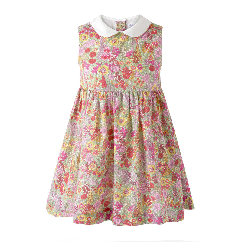 Summer Bloom Peter Pan Collar Dress Rachel Riley US